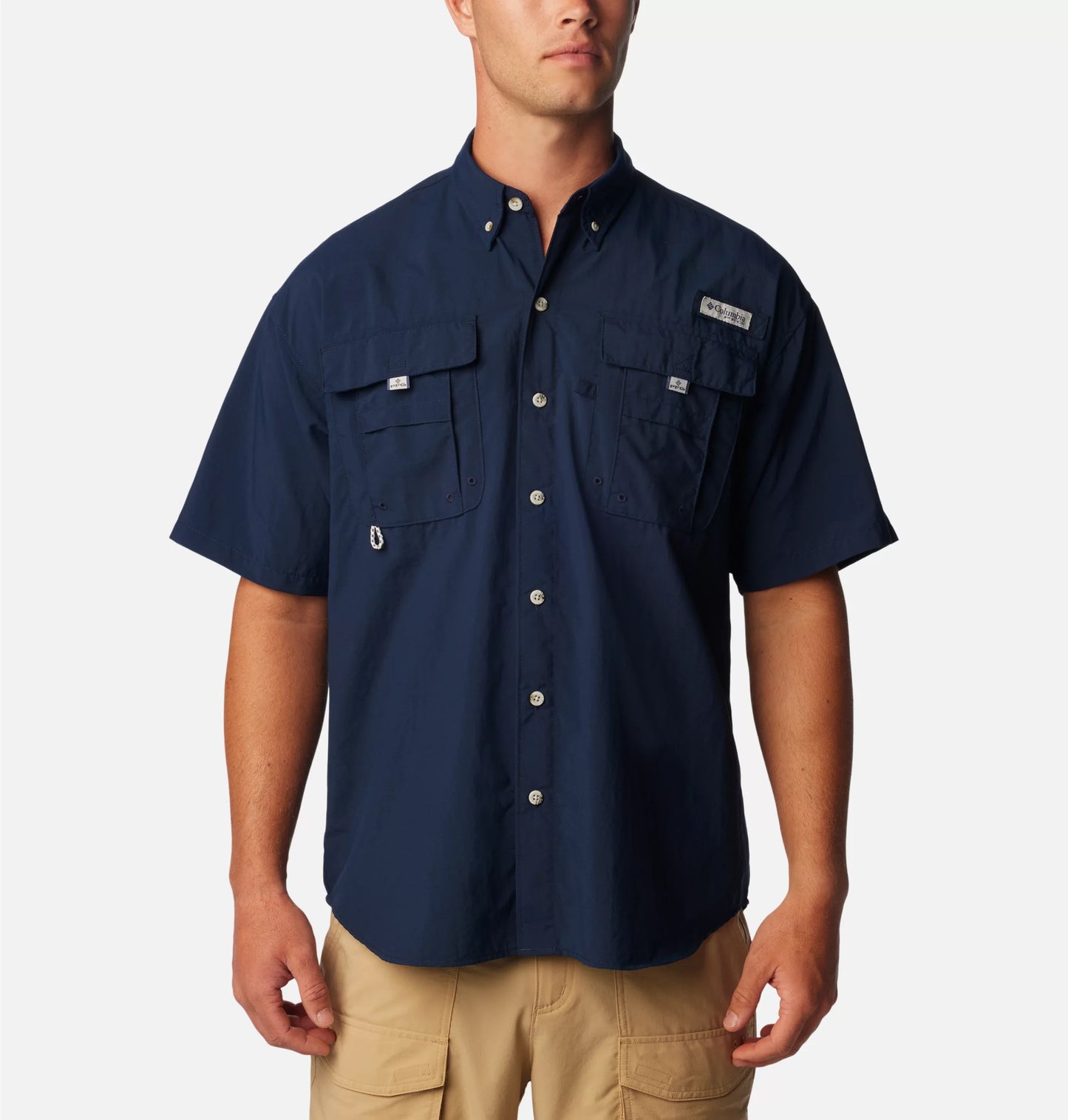 Men's | Columbia | 1011651 - 464 | PFG Bahama™ II Short Sleeve Shirt | Collegiate Navy