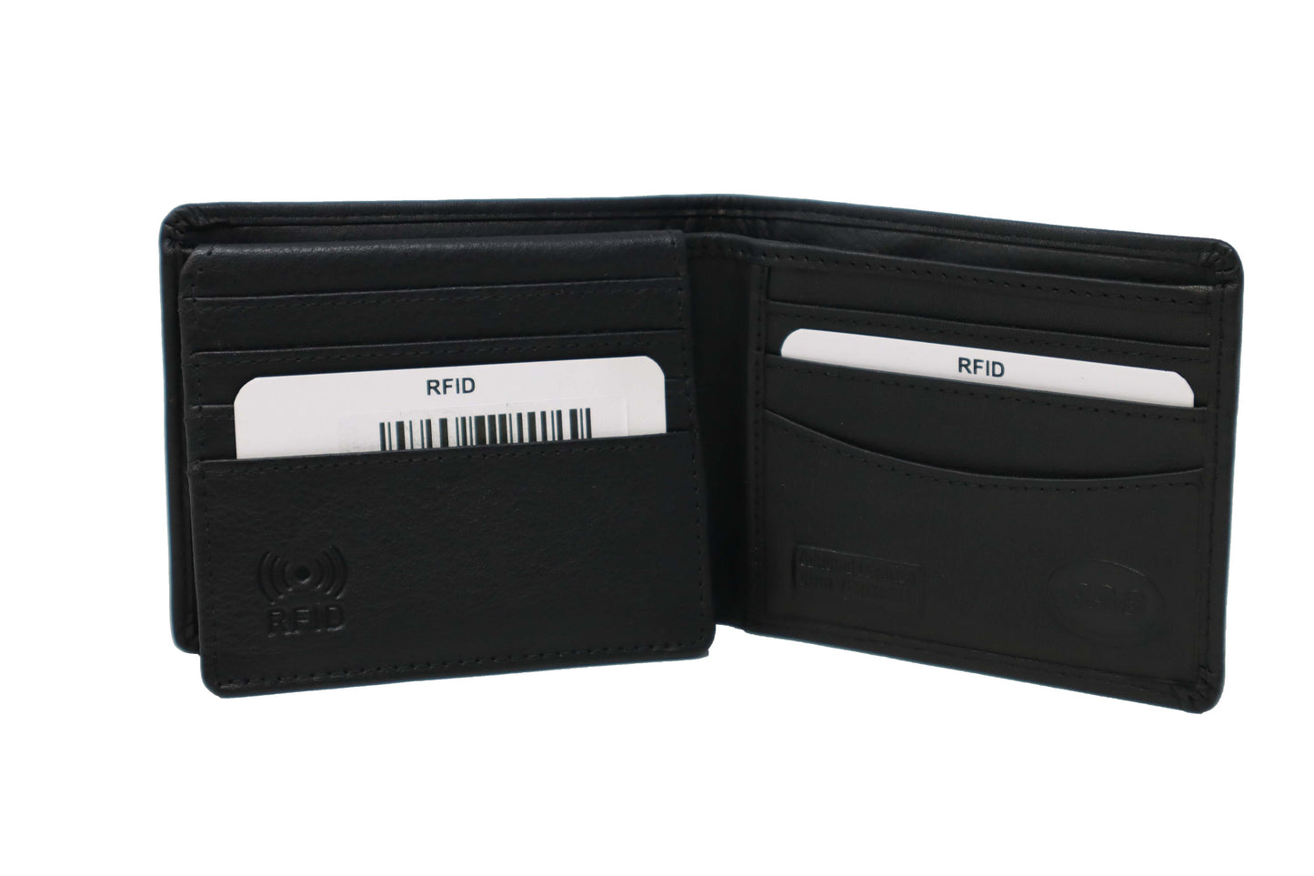 Men's | JBG International | 151A-1 | Wallet - RFID Left Flip Dual ID Window | Black