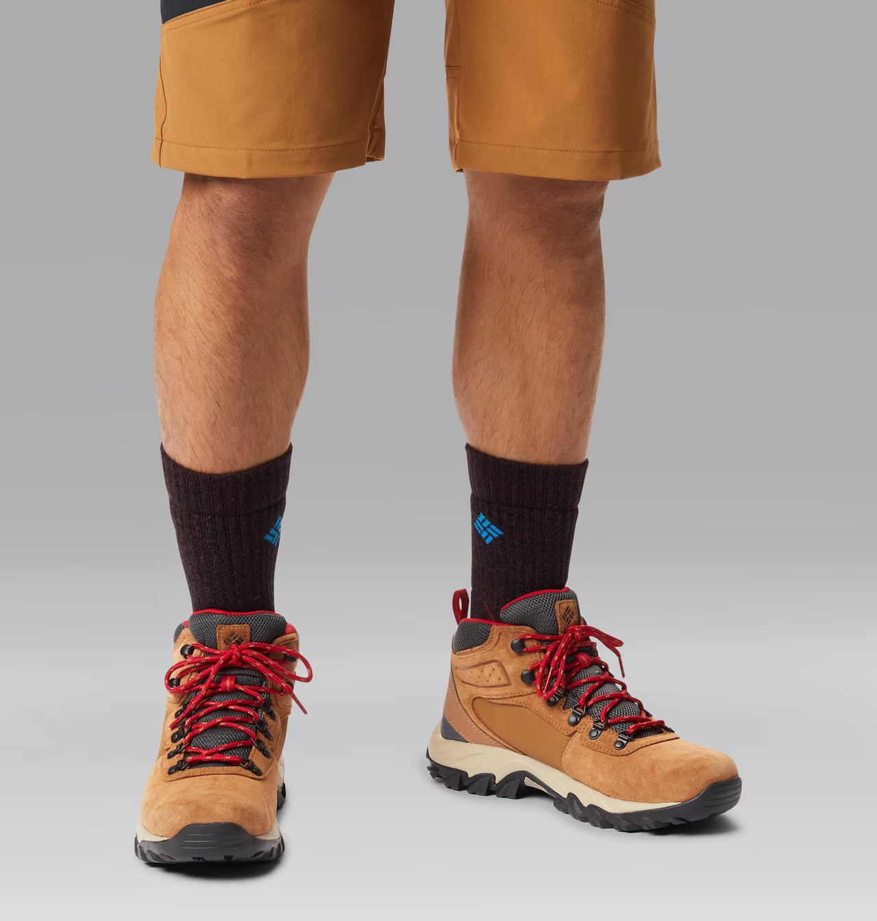 Men's | Columbia | BM2812-286 | Men's Newton Ridge Plus II Suede Waterproof | Elk, Mountain Red