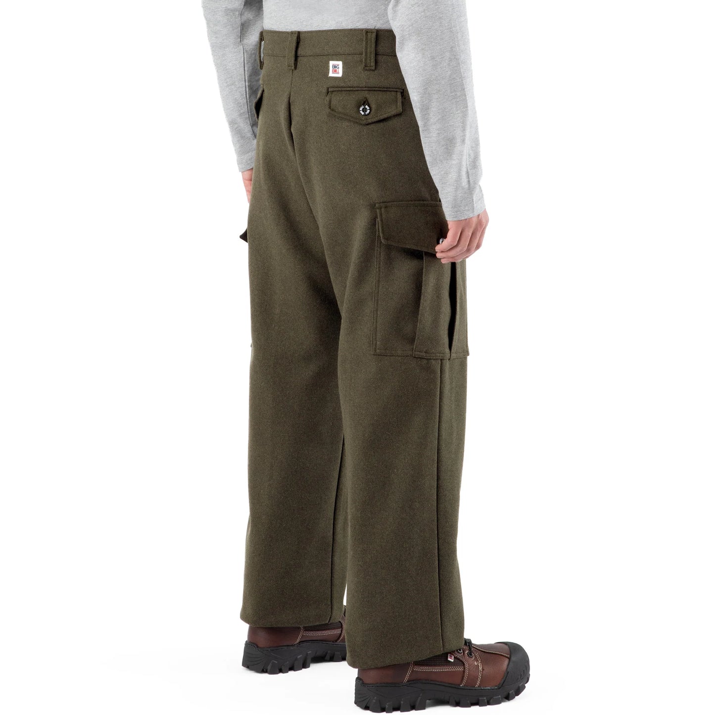 Men's | Big Bill | 234MER | Merino Wool Cargo Pants | Green