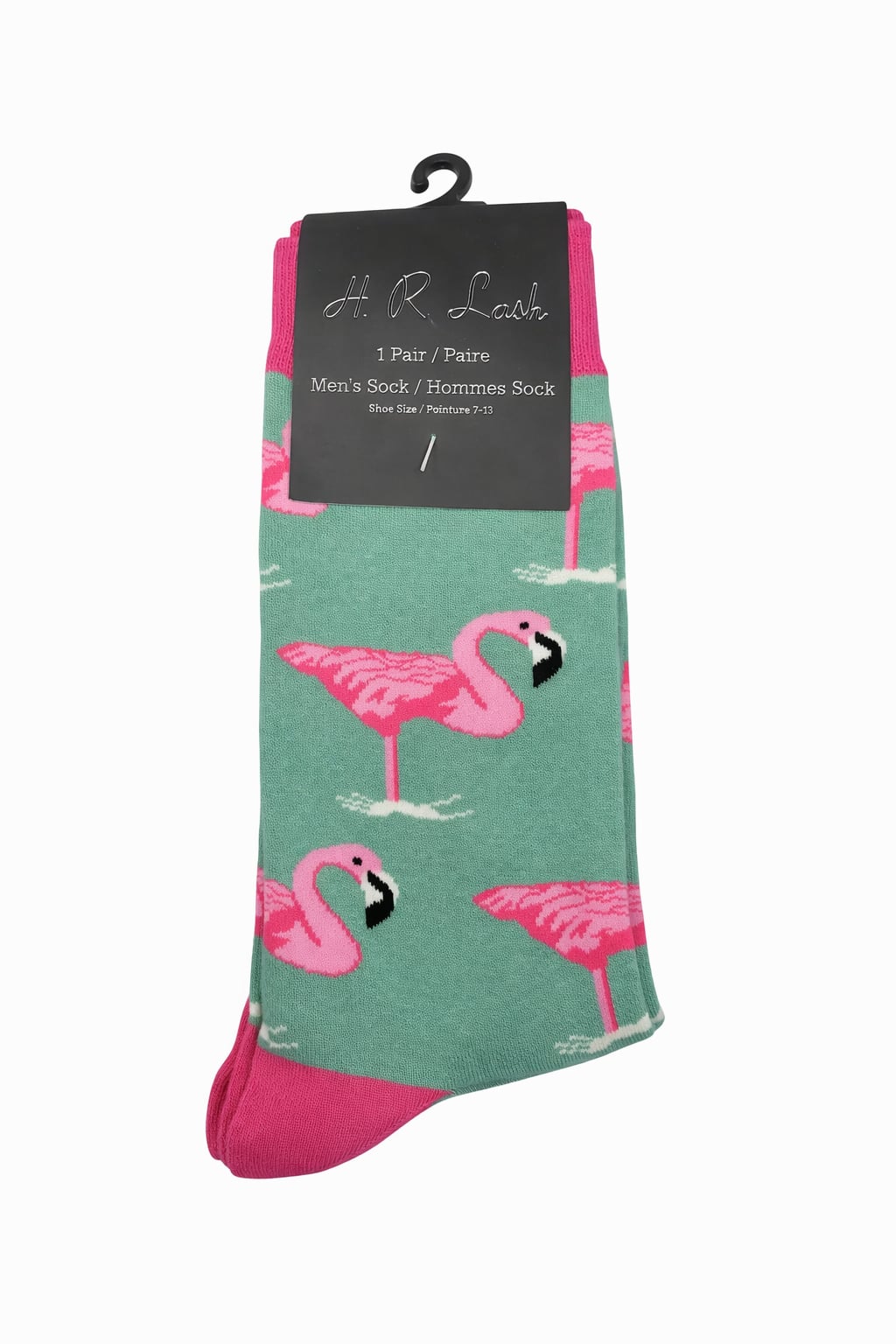 H. R. Lash | FS198 | Fun Socks | Flamingos