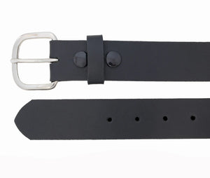 Men's | Custom Leather | 699 | 38mm Interchangeable Buckle Belt | Black