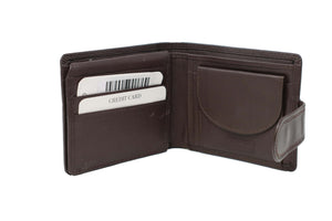 Men's | JBG International | 9175-2 | Wallet - RFID Snap Closure with ID Window and Coin Pocket | Brown