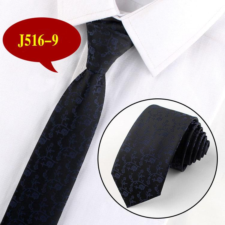 Men's | H. R. Lash Tie | J516-9 | Black/Navy Flower