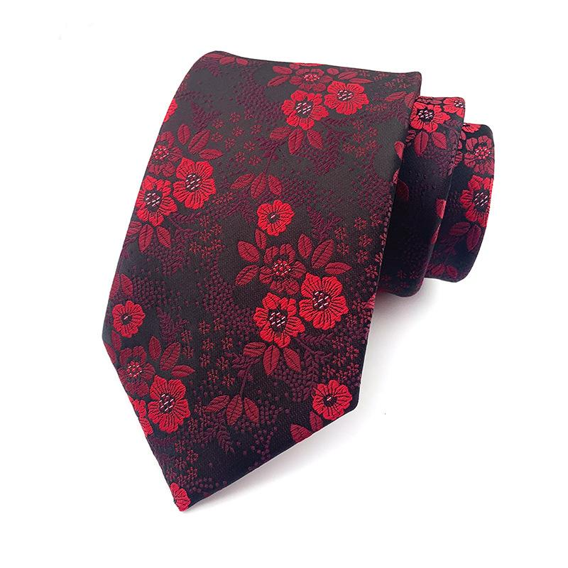 Men's | H. R. Lash Tie | B16 | Red Flower
