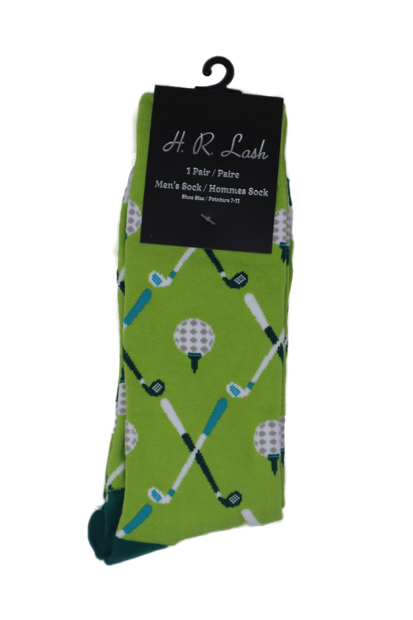 H.R. Lash | FS084 | Fun Socks | Golf Clubs