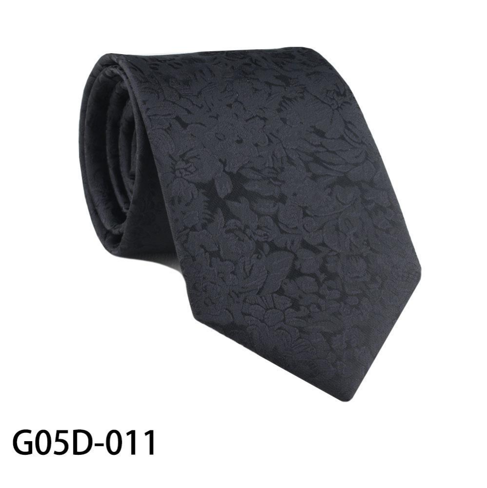 Men's | H. R. Lash Tie | G05D-011 | Black Flower