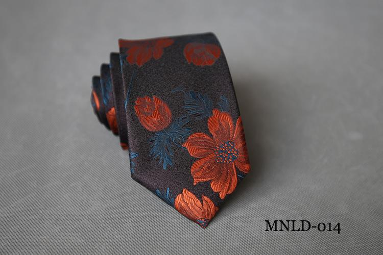 Men's | H. R. Lash Tie | MNLD-014 | Orange Flower