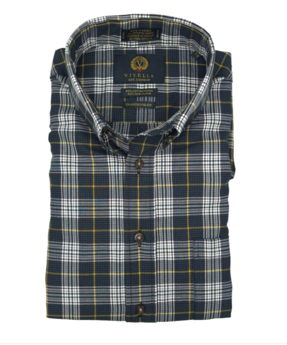 Men's | Viyella | 655434-1398 | Sport Shirt | Twighlight Blue