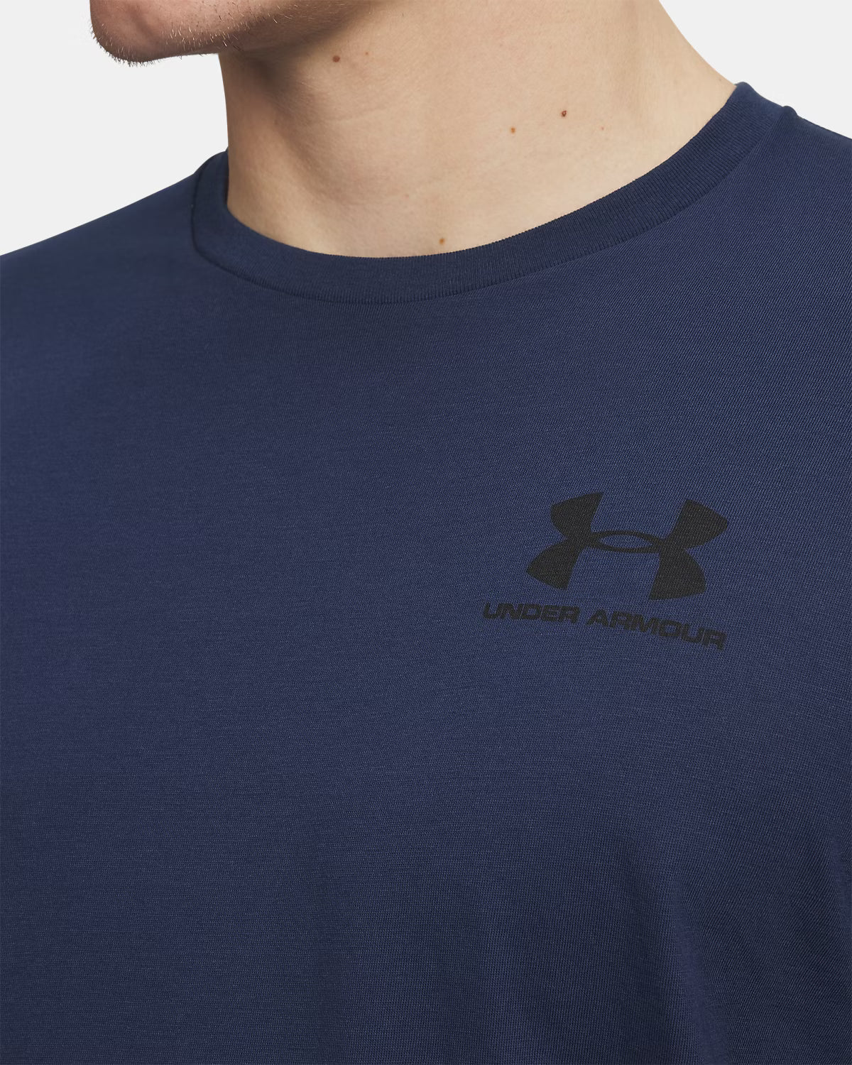 Men's | Under Armour | 1326799-408 | Left Chest Logo Short Sleeve | Academy / Black