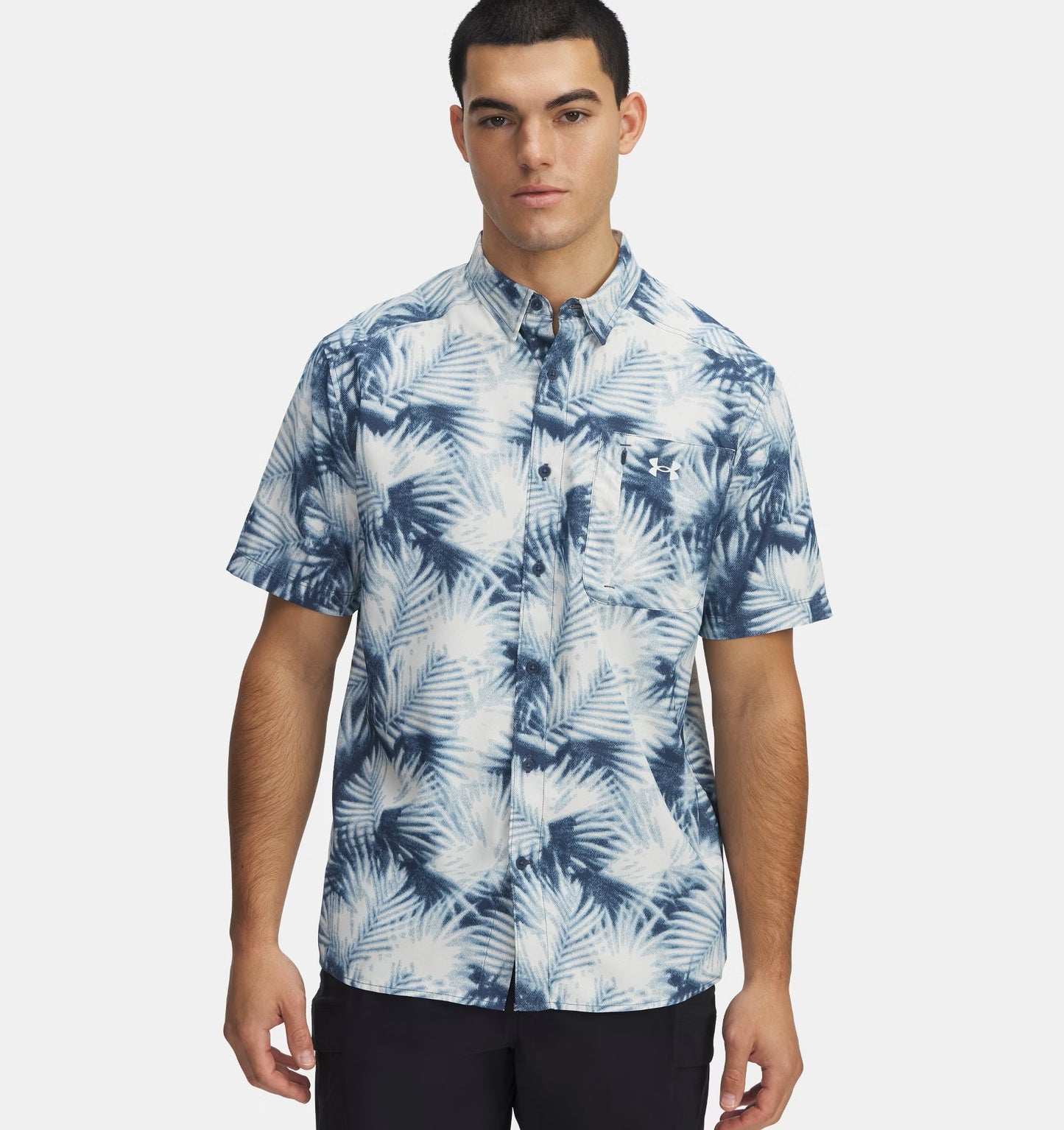Men's | Under Armour | 1376577-279 | Dockside Short Sleeve | Stone / Downpour Gray / White