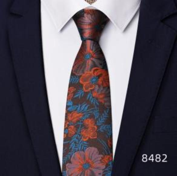 Men's | H. R. Lash Tie | 8482 | Orange/Teal