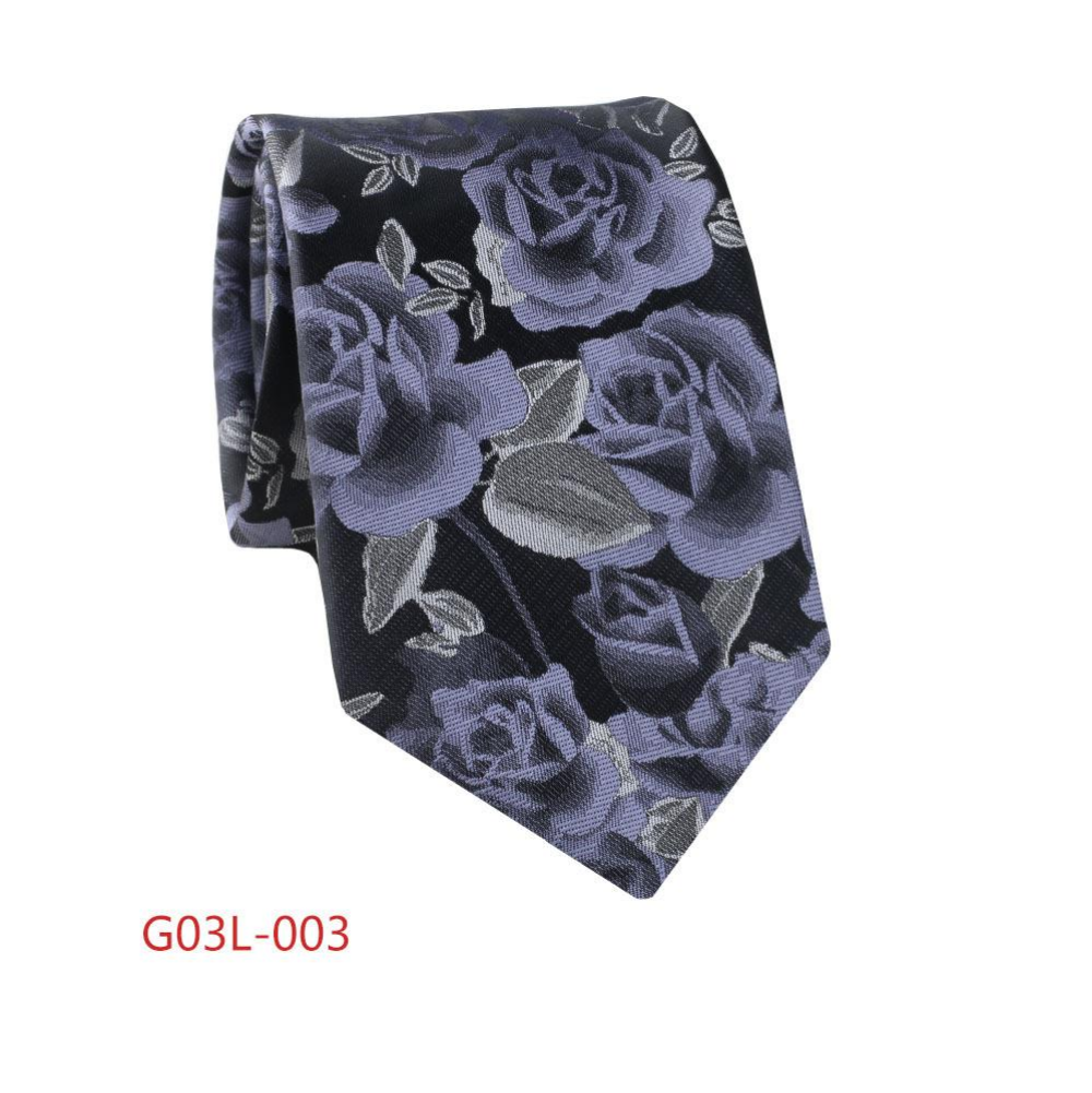 Men's | H. R. Lash Tie | G03L-003 | Blue Flower