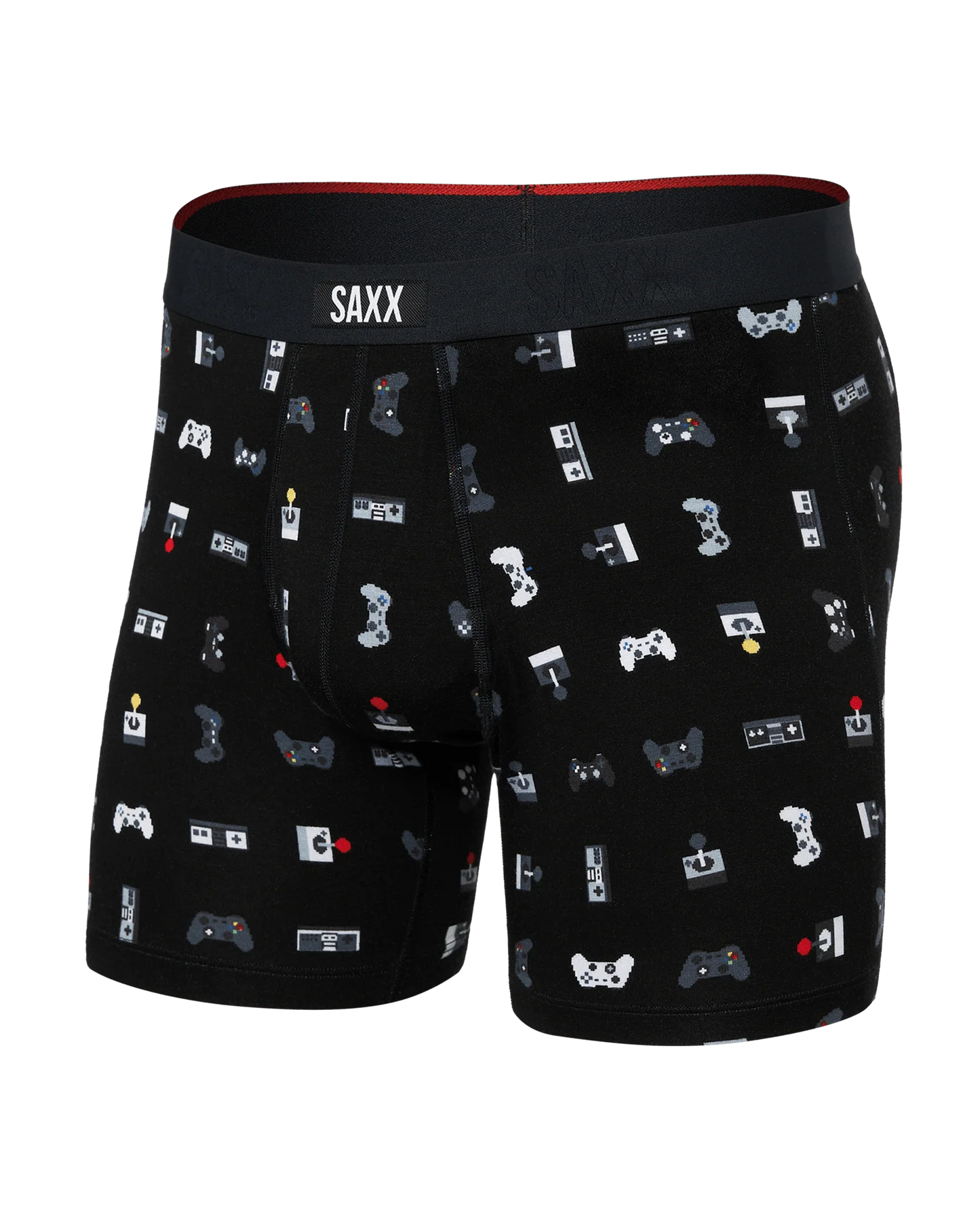 Men's | Saxx | SXVX24F | Vibe Xtra Soft Comfort Boxer Brief Fly | Gamer / Black