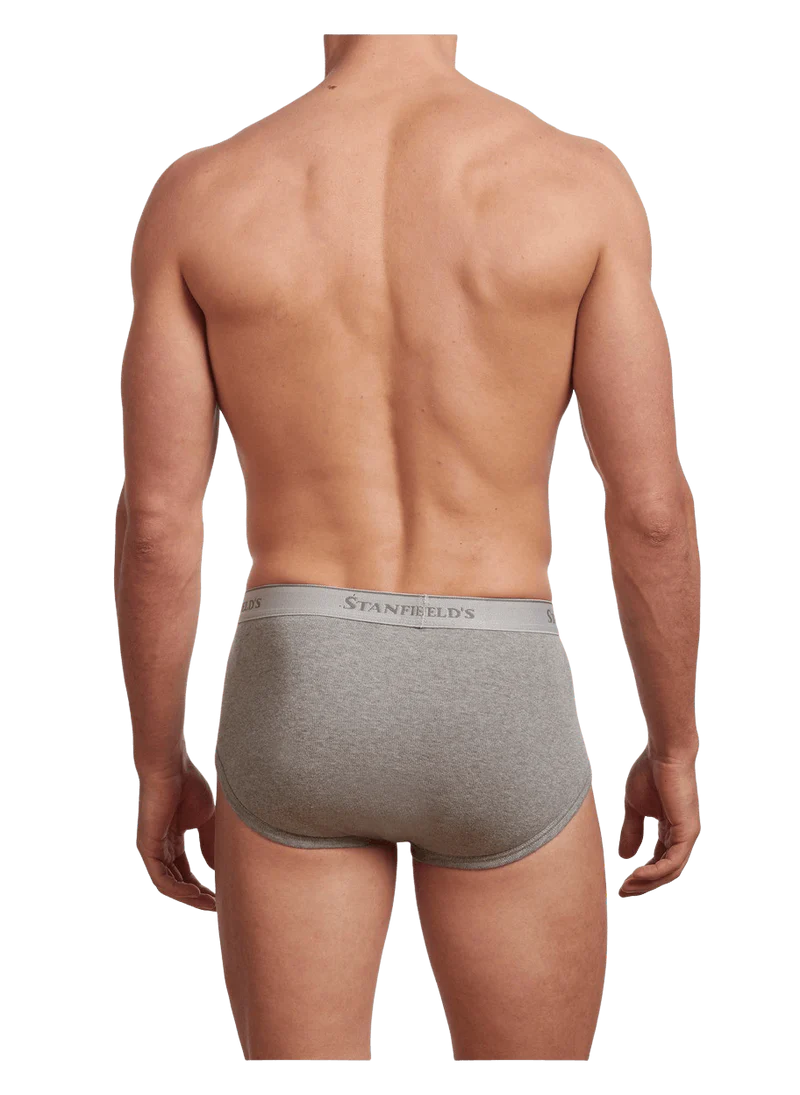 Stanfield's Men's Premium 100% Cotton Brief Underwear - 3 Pack 
