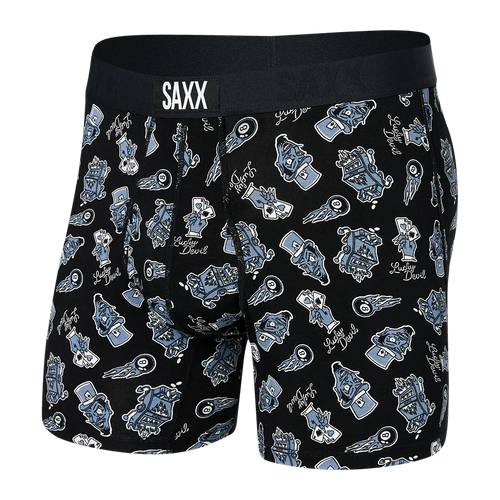 Men's | Saxx | SXBB30F | Ultra Boxer Brief Fly | Lucky Devil / Black