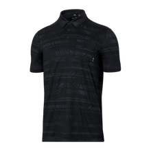 Load image into Gallery viewer, Men&#39;s | Saxx | SXPL83 | Droptemp All Day Cooling Short Sleeve Polo | Shade Stripe- Turbulence