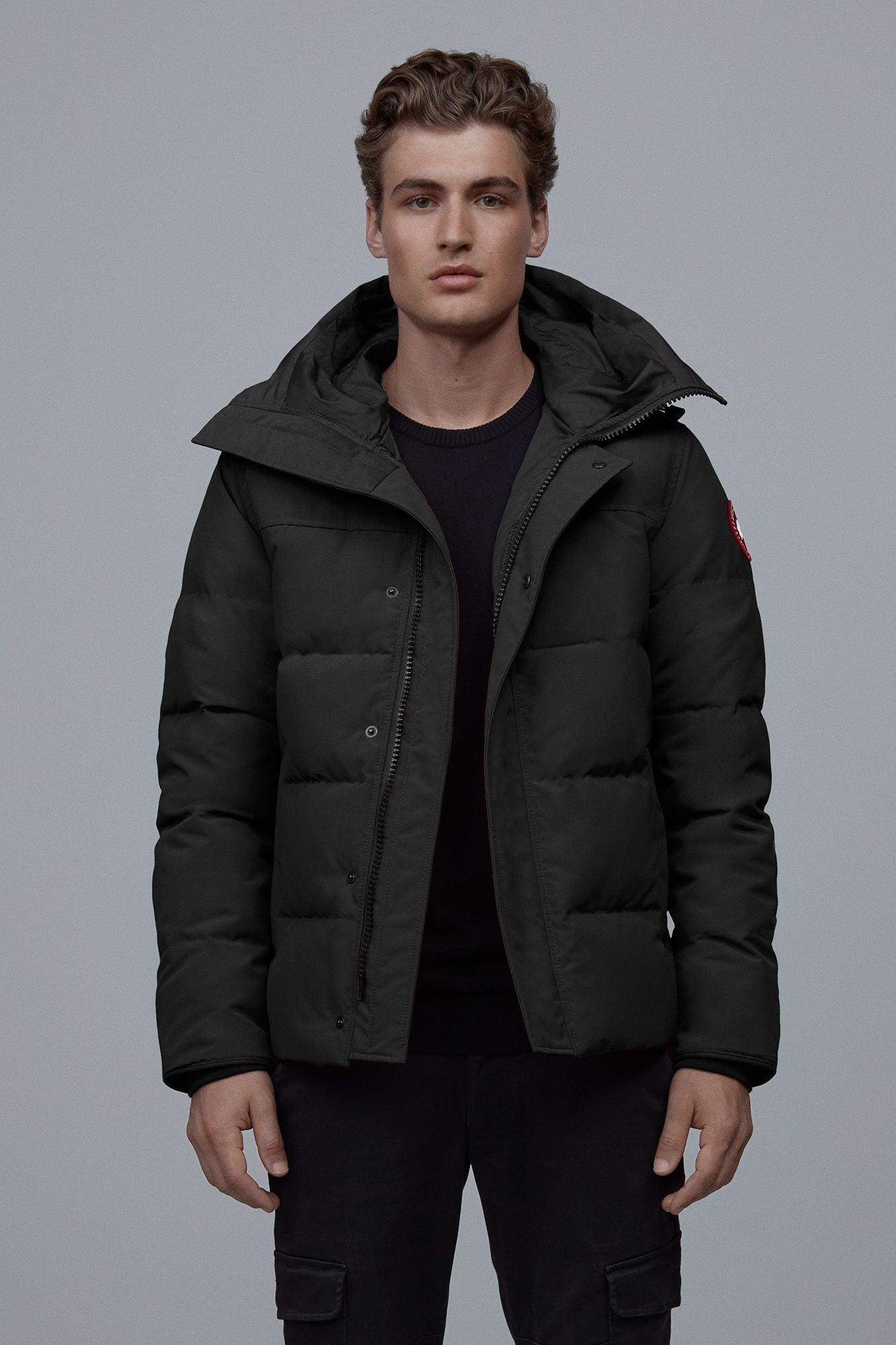 Black Macmillan Quilted Parka Men's Canada Goose 3804M MacMillan