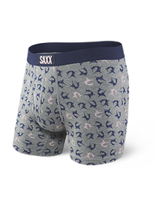 Men's | Saxx | SXBB30F | Ultra Boxer Fly | Grey Heather Marlins