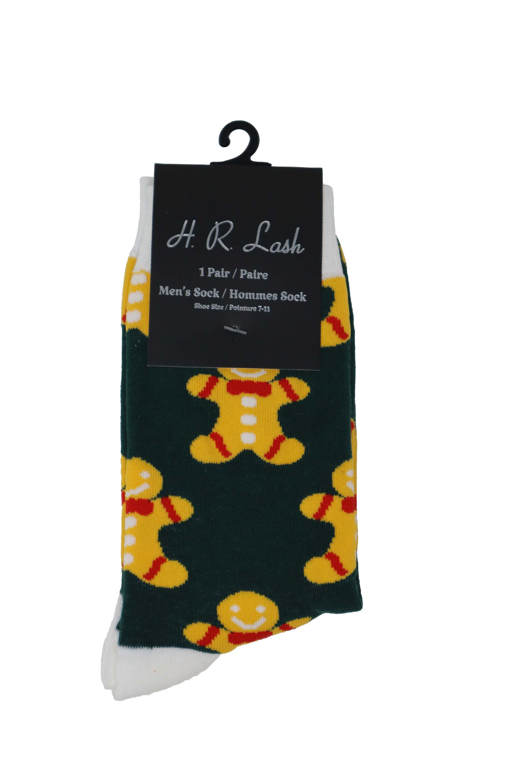 H. R. Lash | FS262 | Fun Socks | Gingerbread Man