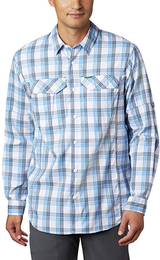 Men's Columbia AM1282-466 Silver Ridge Lite Plaid Long