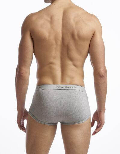 Men's | Stanfield's | 9422W | Cotton/Poly | 2 Pack Brief | Grey Mix
