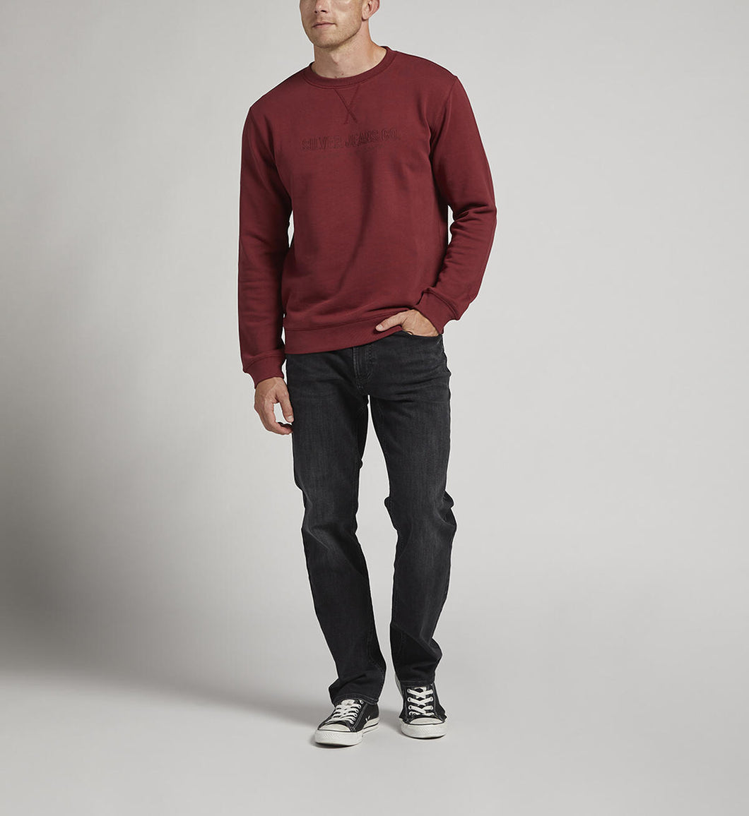 Men's | Silver Jeans | M22HF4011 | Sweatshirt | Burgundy