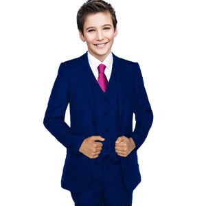 Boy's | Giorgio Fiorelli | G47815 - 2B | 3 Piece Suit - Jacket, Vest and Pant | New Navy