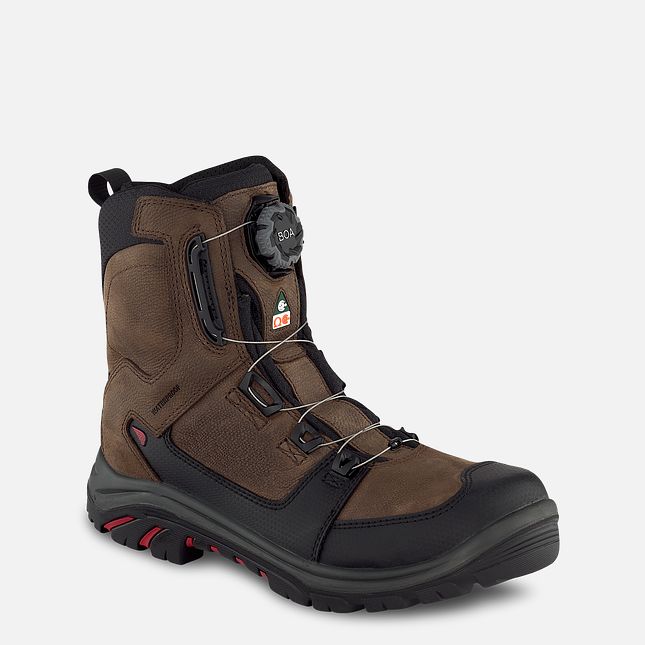 Tradesman Redwing Boots With Boa Steel Toe Red Wing Tradesman Boa