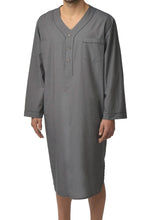 Load image into Gallery viewer, Majestic | 3034125| 100% Cotton| Night Shirt | Charcoal