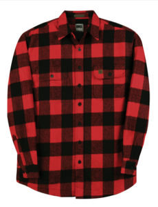 Men's | Big Bill | 121-384 | Brawny Flannel Shirt | Red