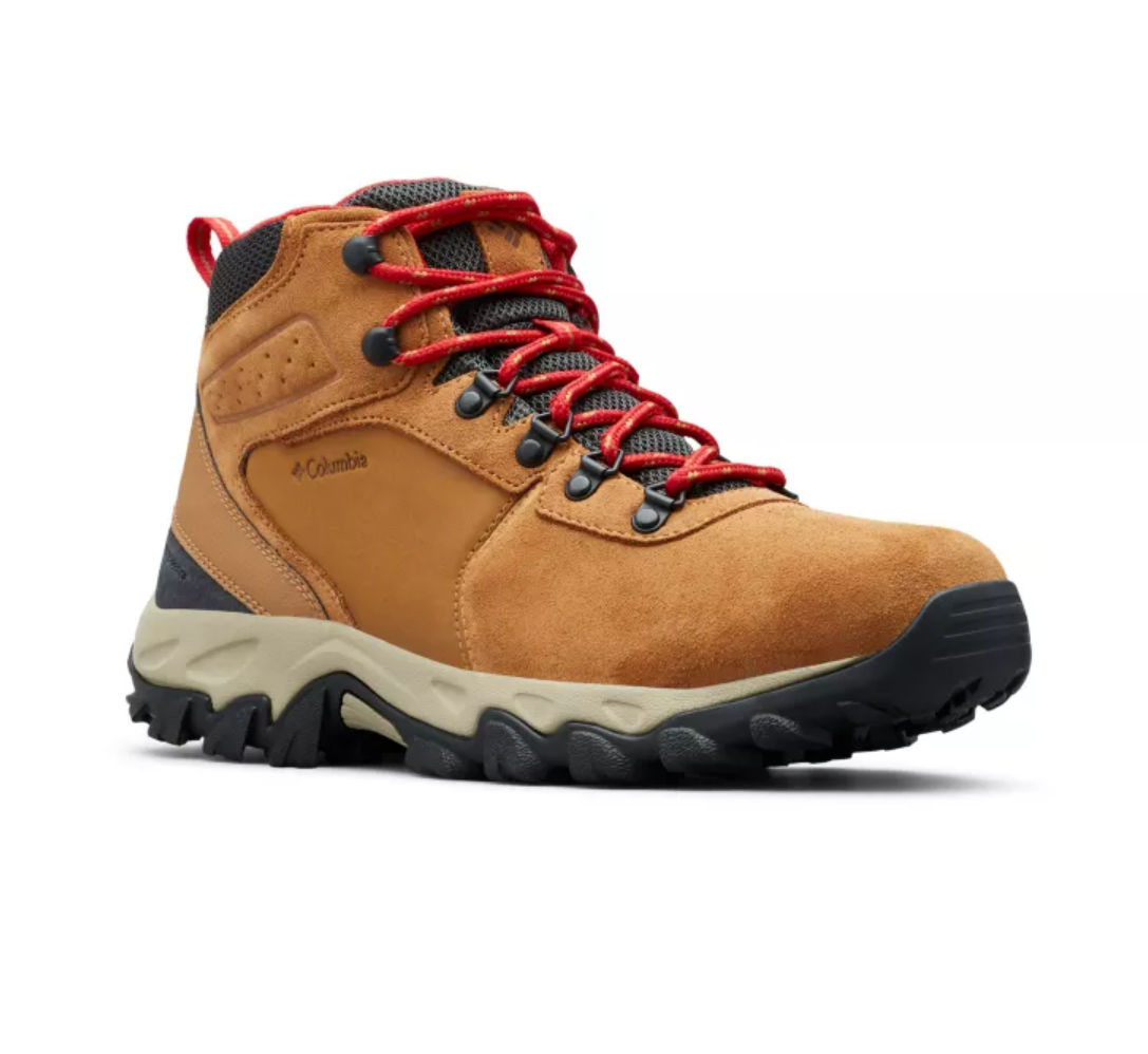 Men's | Columbia | BM2812-286 | Men's Newton Ridge Plus II Suede Waterproof | Elk, Mountain Red
