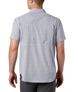 Men's | Columbia | AM4980-464 | Twisted Creek III Short Sleeve Shirt | Collegiate Navy Stripe