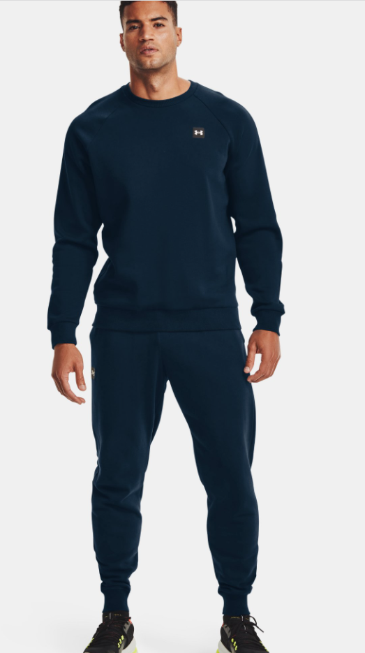 Men's | Under Armour | 1357128 | Rival Fleece Jogger | Academy / Onyx White