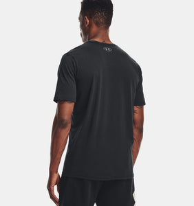 Men's | Under Armour | 1329590 | Sportstyle Logo Short Sleeve T-Shirt | Black/White