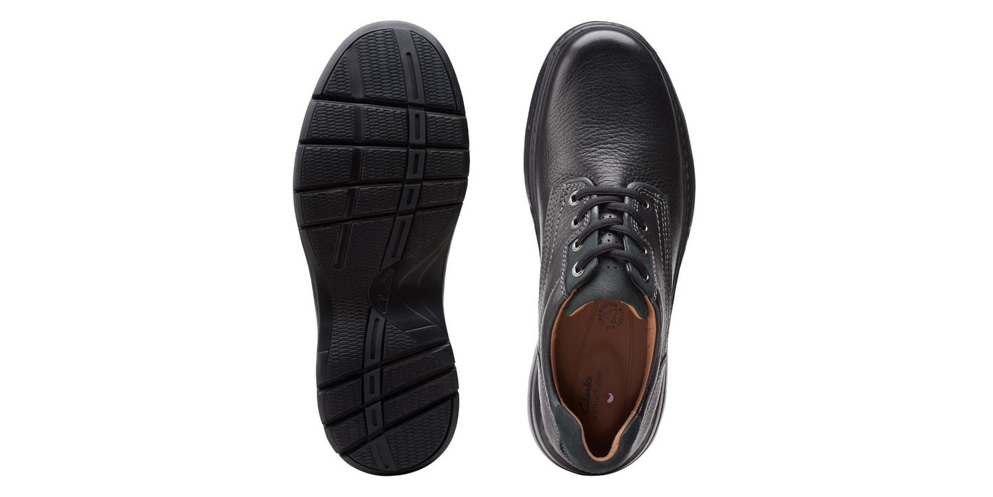 Men's | Clarks | 26151336 | Un Brawley Lace | Black Leather