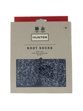 Load image into Gallery viewer, Women&#39;s | Hunter | UAS3128AAC | Original Roped Boot Sock - Short | Navy/Grey