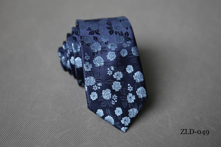 Men's | H. R. Lash Tie | ZLD-049 | Navy/Light Blue Flower