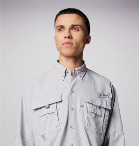 Men's | Columbia | 1011621 - 019 |PFG Bahama™ II Long Sleeve Shirt | Cool Grey