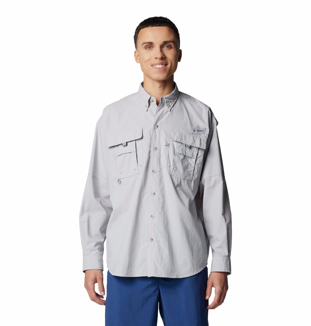 Men's | Columbia | 1011621 - 019 |PFG Bahama™ II Long Sleeve Shirt | Cool Grey