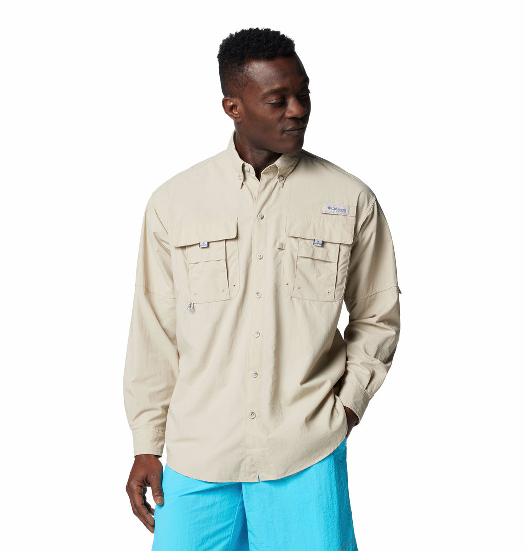 Men's | Columbia | 1011621 - 160 | PFG Bahama™ II Long Sleeve Shirt | Fossil
