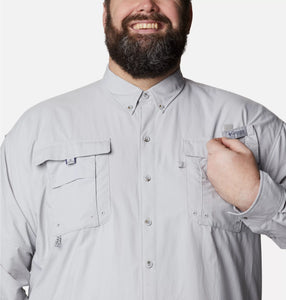 Men's | Columbia | 1011622 - 019 |PFG Bahama™ II Long Sleeve Shirt - Big | Cool Grey