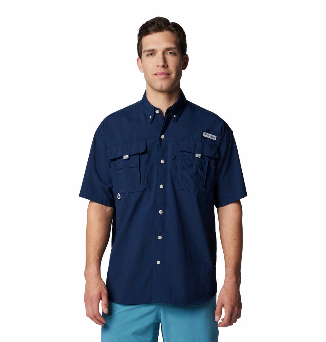 Men's | Columbia | 1011651 - 464 | PFG Bahama™ II Short Sleeve Shirt | Collegiate Navy