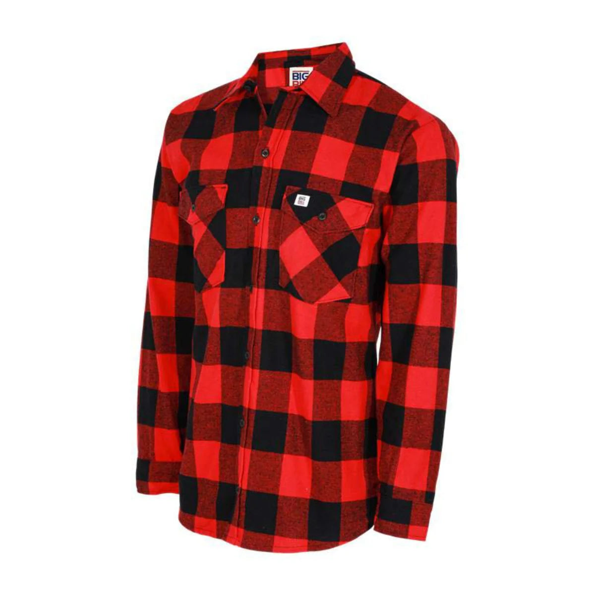 Men's | Big Bill | 121-384 | Brawny Flannel Shirt | Red