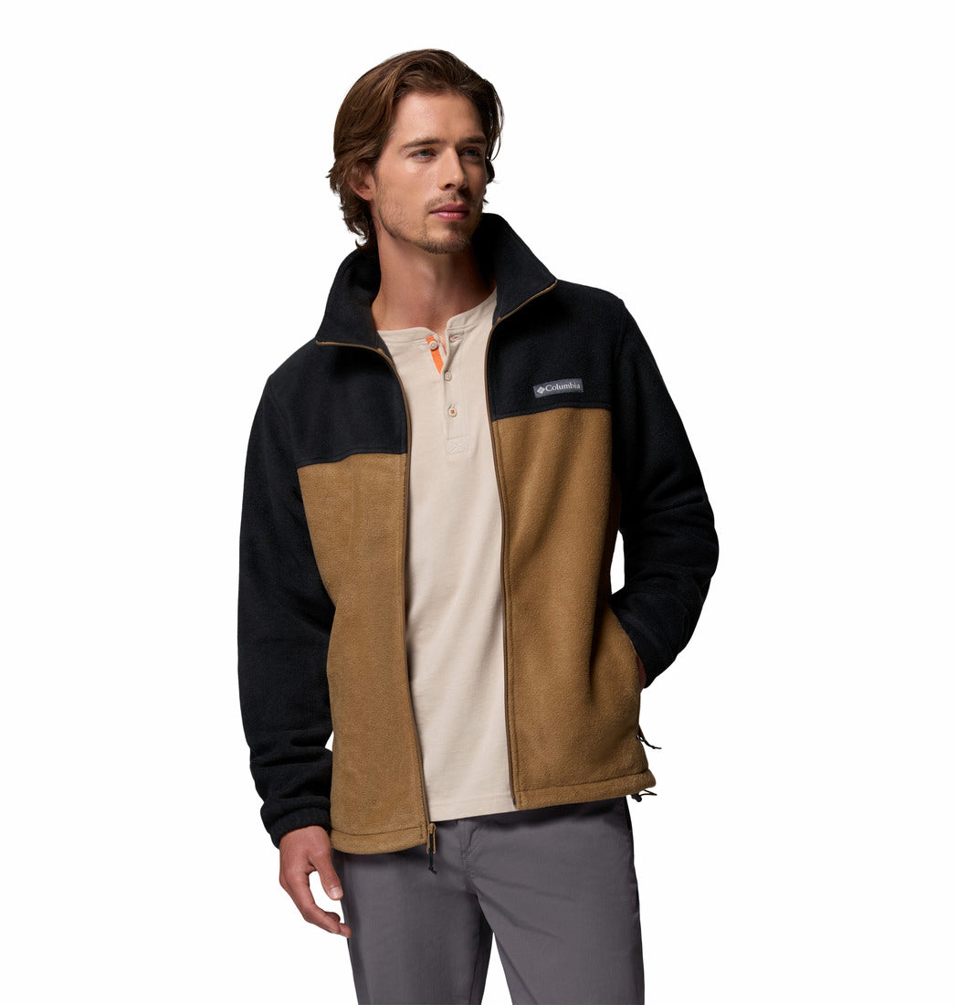 Men's | Columbia | 1476671-008 | Steens Mountain™ 2.0 Full Zip Fleece | Black / Delta