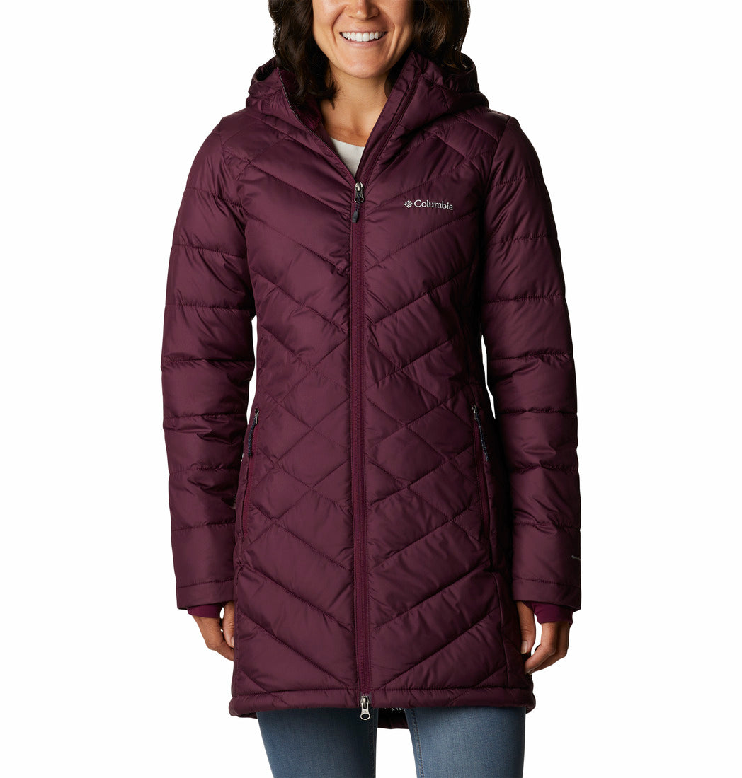 Women's | Columbia | WW0011-616 | Heavenly™ Long Hdd Jacket | Marionberry