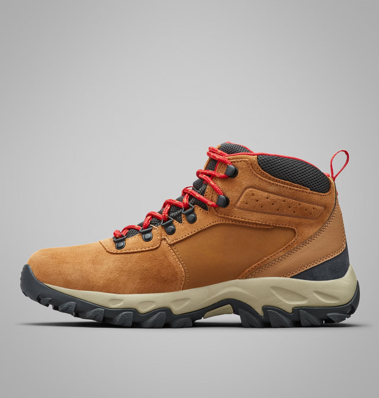 Men's | Columbia | BM2812-286 | Men's Newton Ridge Plus II  Suede Waterproof |  Elk, Mountain Red