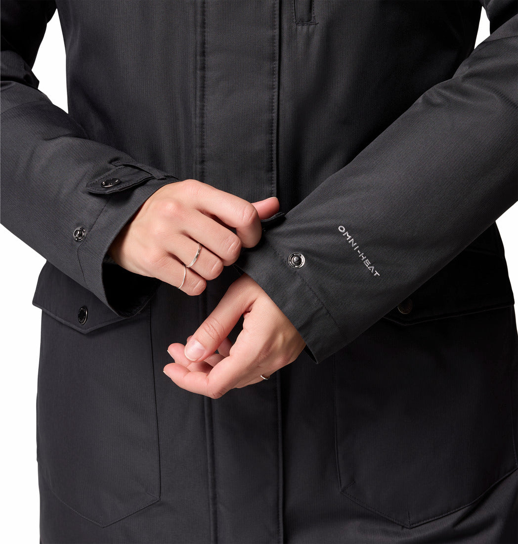 Women's | Columbia | WL0885-012 | Suttle Mountain™ Long Insulated Jacket | Black