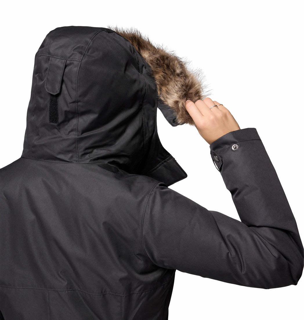 Women's | Columbia | WL0885-012 | Suttle Mountain™ Long Insulated Jacket | Black