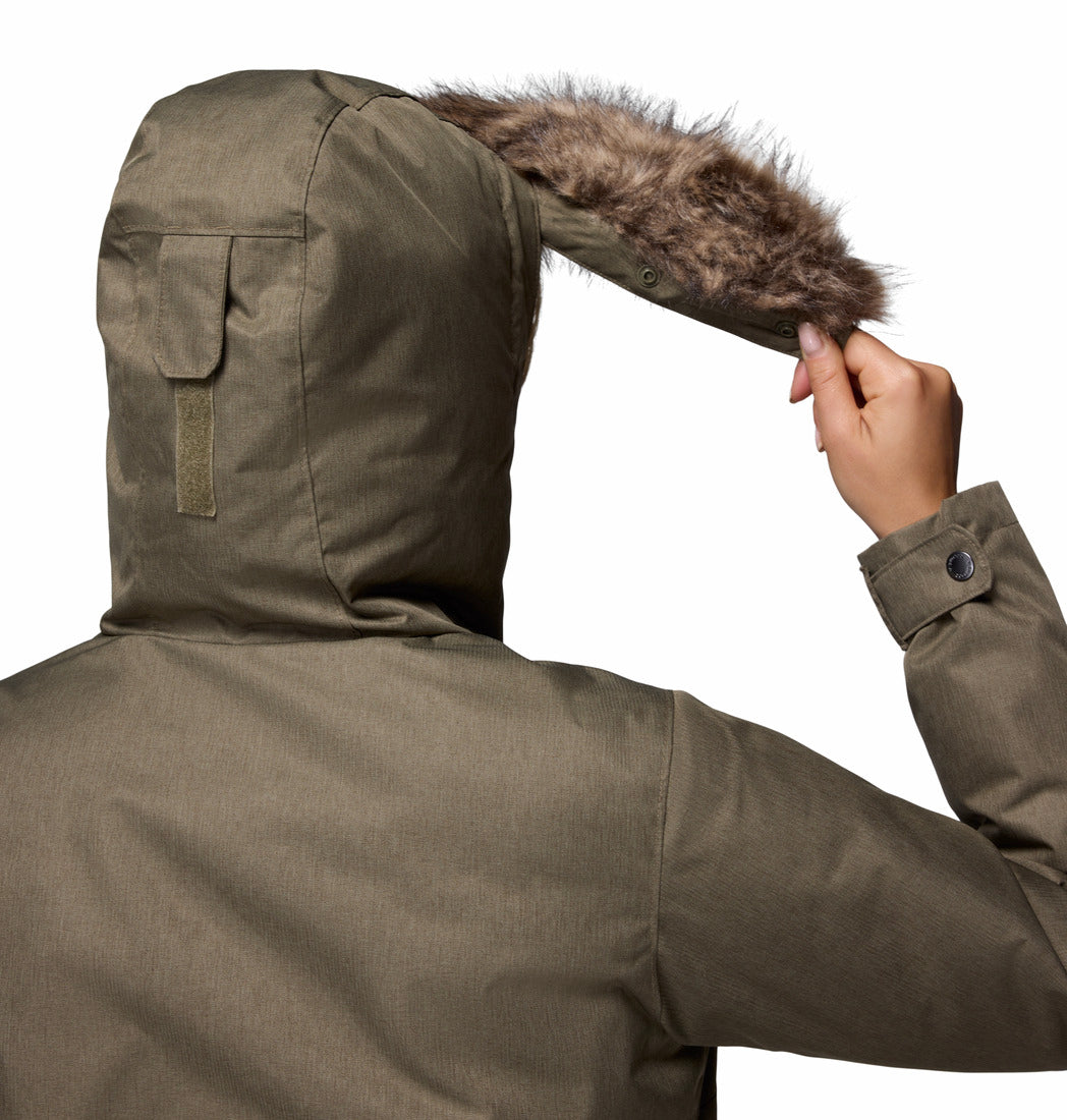 Women's | Columbia | WL0885-398 | Suttle Mountain™ Long Insulated Jacket | Stone Green